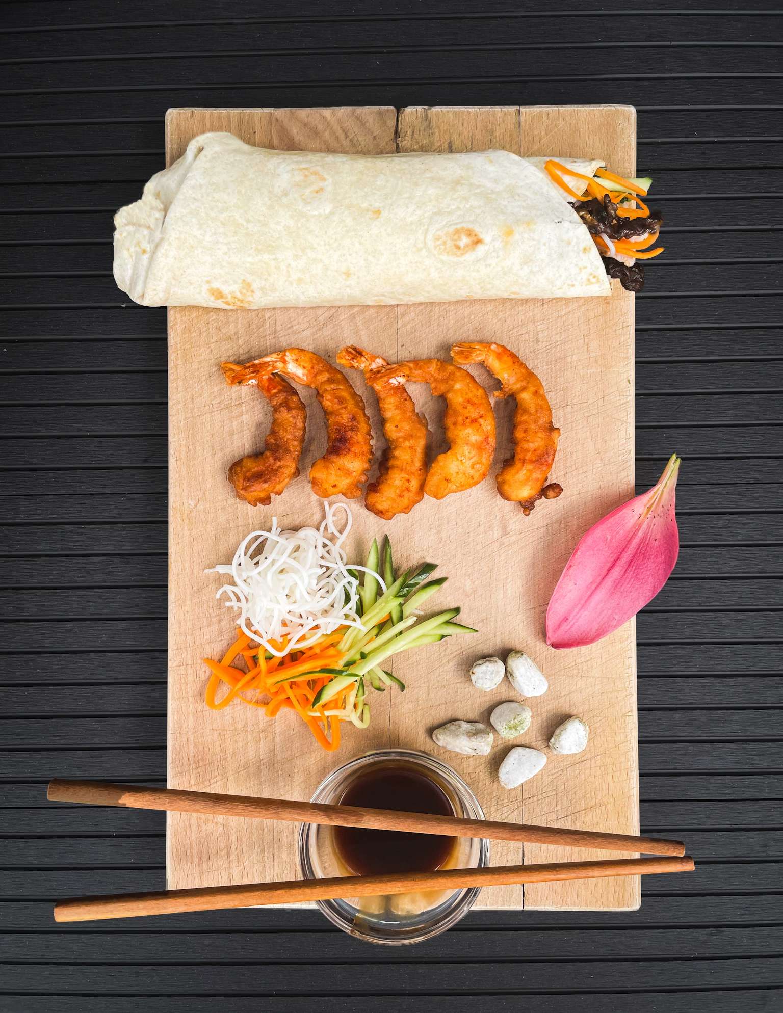 bun cha a krevetky